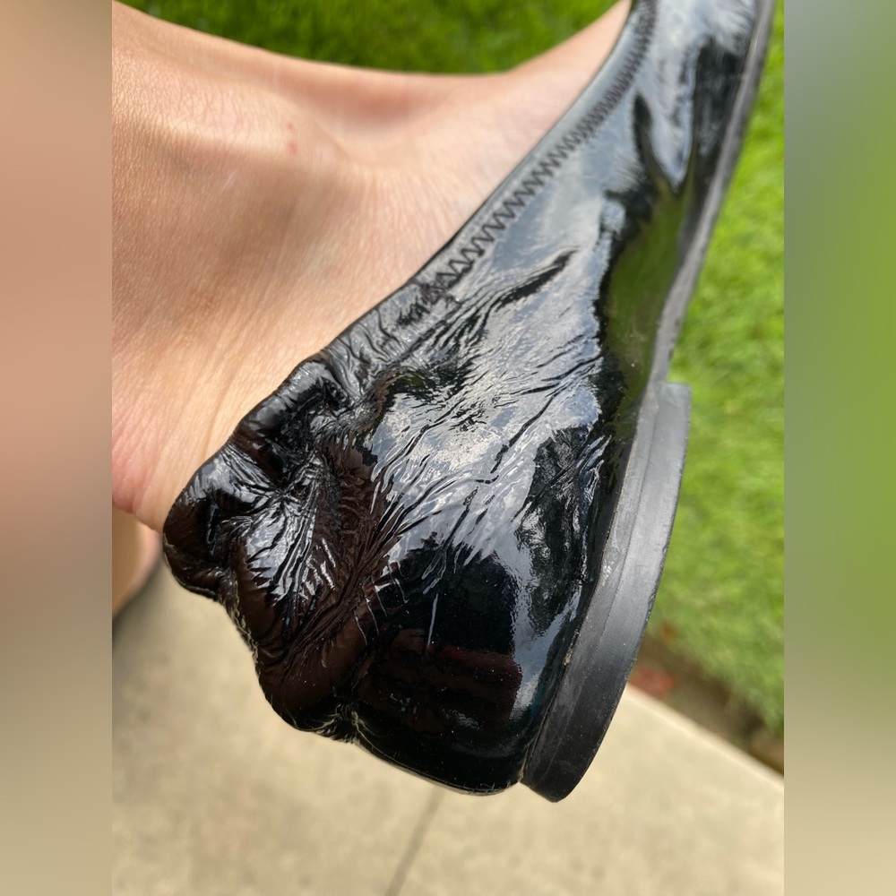 Tory Burch, black patent leather, flats - Picture 12 of 16